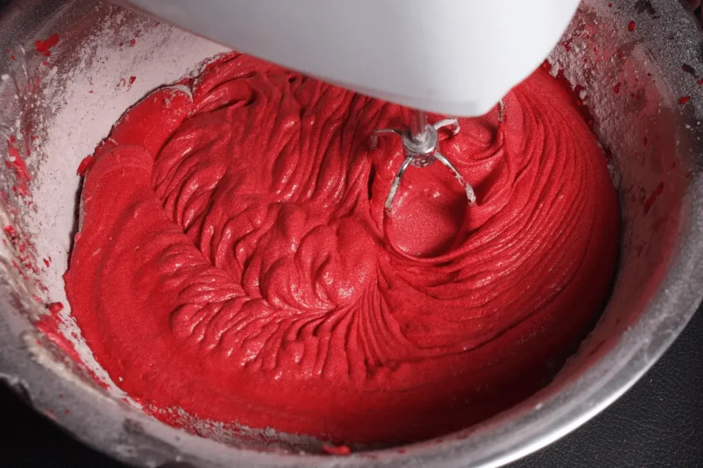 Is red velvet cake mix just chocolate?